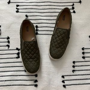 MOSSIMO | Army Green Slip Ons